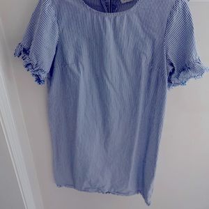 Blue/White Stripe. Bought new and worn lightly.